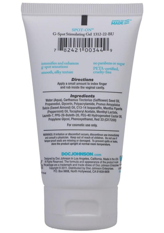 Spot On G Spot Stimulating Gel 2oz Bulk