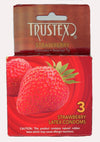 Strawberry Trustex Condom 3's