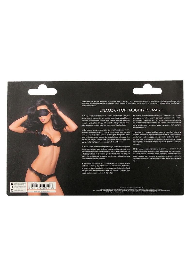 Ouch Soft Eyemask Black