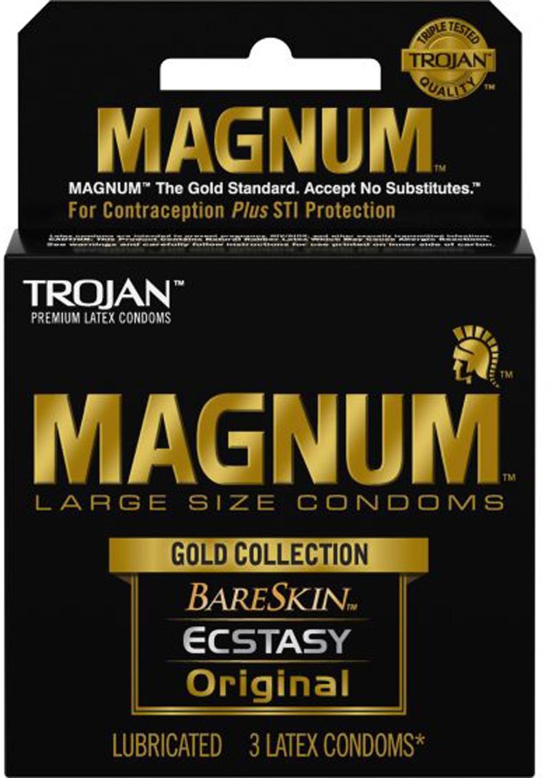 Trojan Magnum Lg Gold Coll 3's