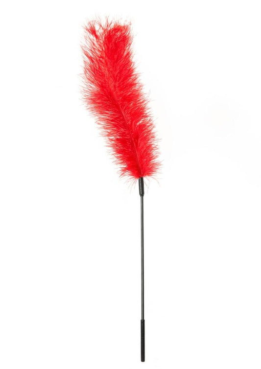 Ostrich Feather Red Tickler