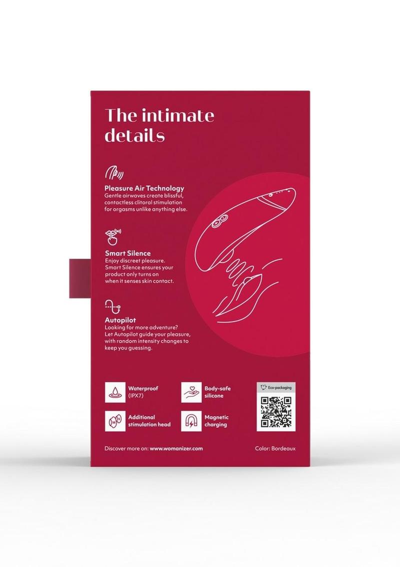 Red womanizer adult toy features