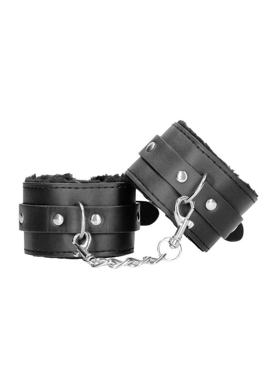 Ouch! Bonded leather cuffs