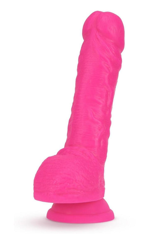 Neo Dual Density Dildo 9' Neon Pink