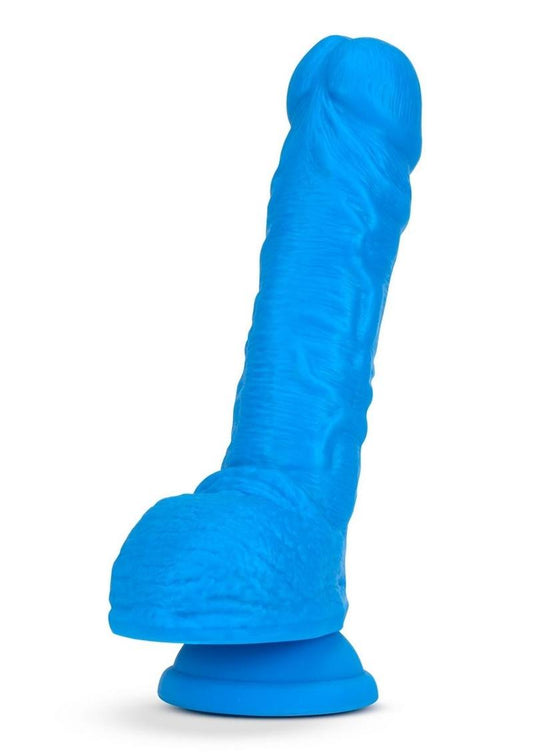 Neo Dual Density Dildo 9' Neon Blue
