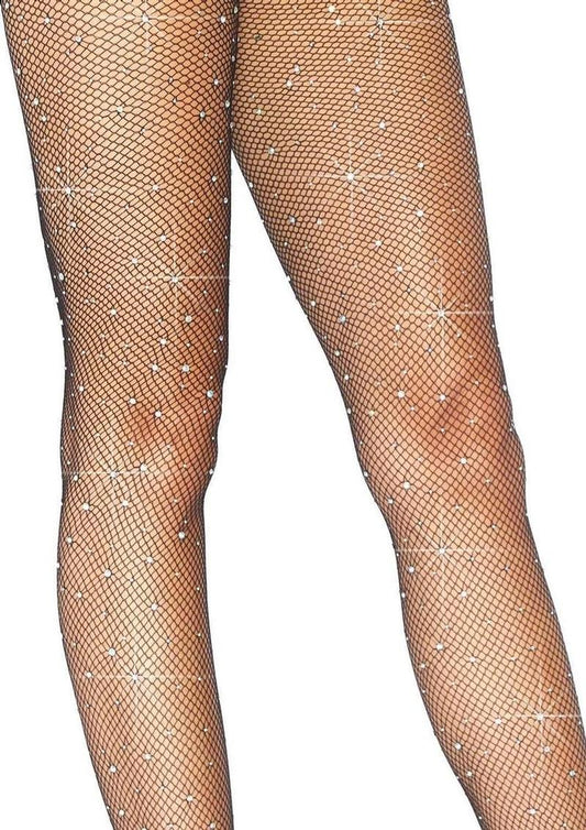Leg avenue fishnet crystalized
