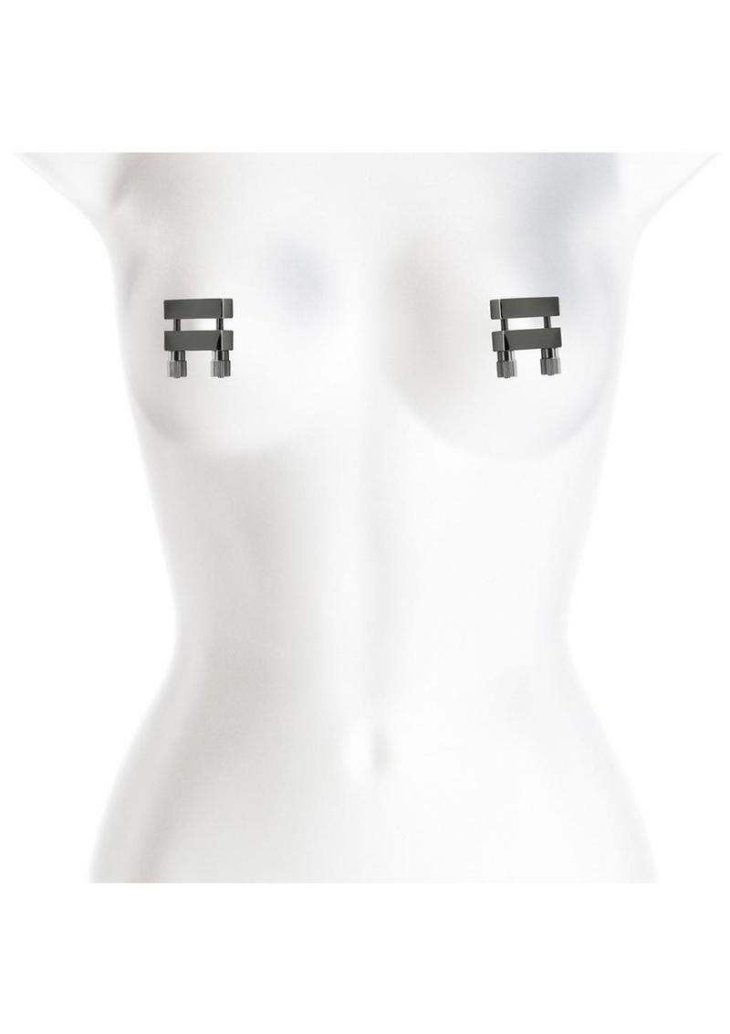 Bound Nipple Clamps V1 Gunmetal