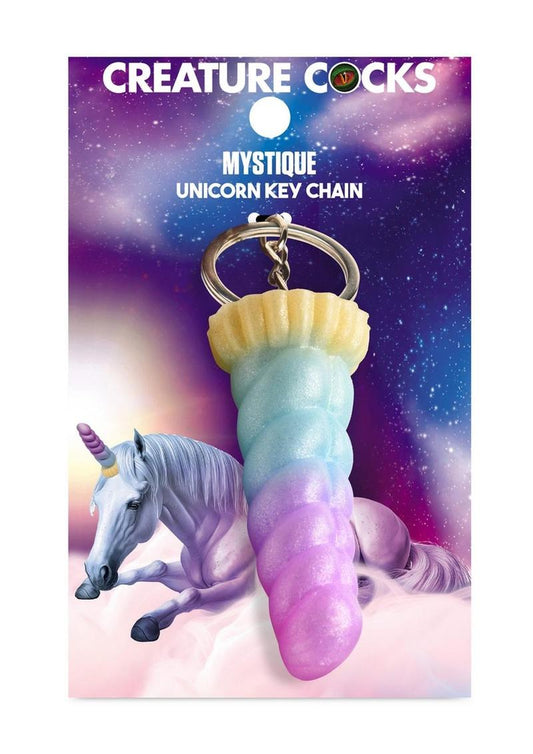 Mystique unicorn keychain