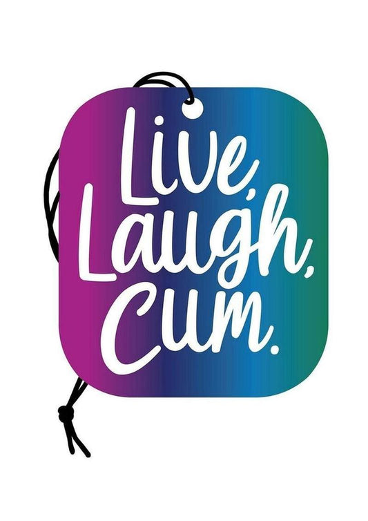 Live Laugh Cum Air Freshener