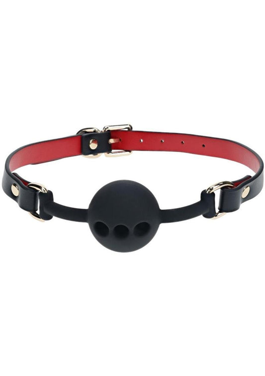 Ouch Milan Coll Ball Gag Blk/red