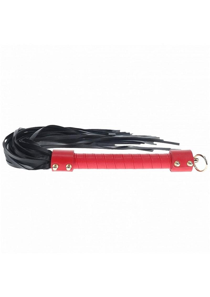 Ouch Milan Coll Flogger Blk/red