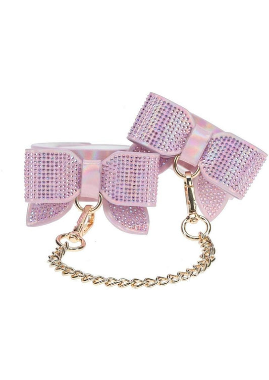 Paris pink leg cuffs