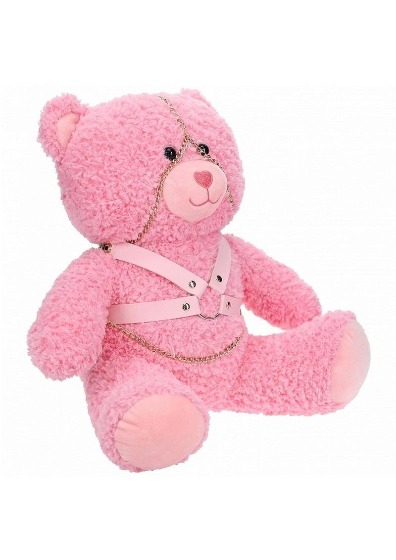 Sli Bear Bondage Fuzzy Lg Pink