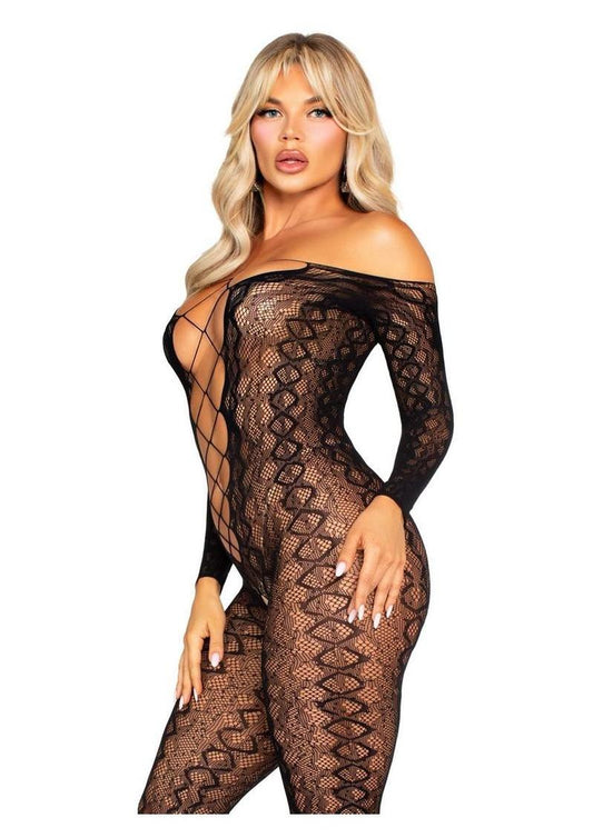 Leg avenue python net crotchless