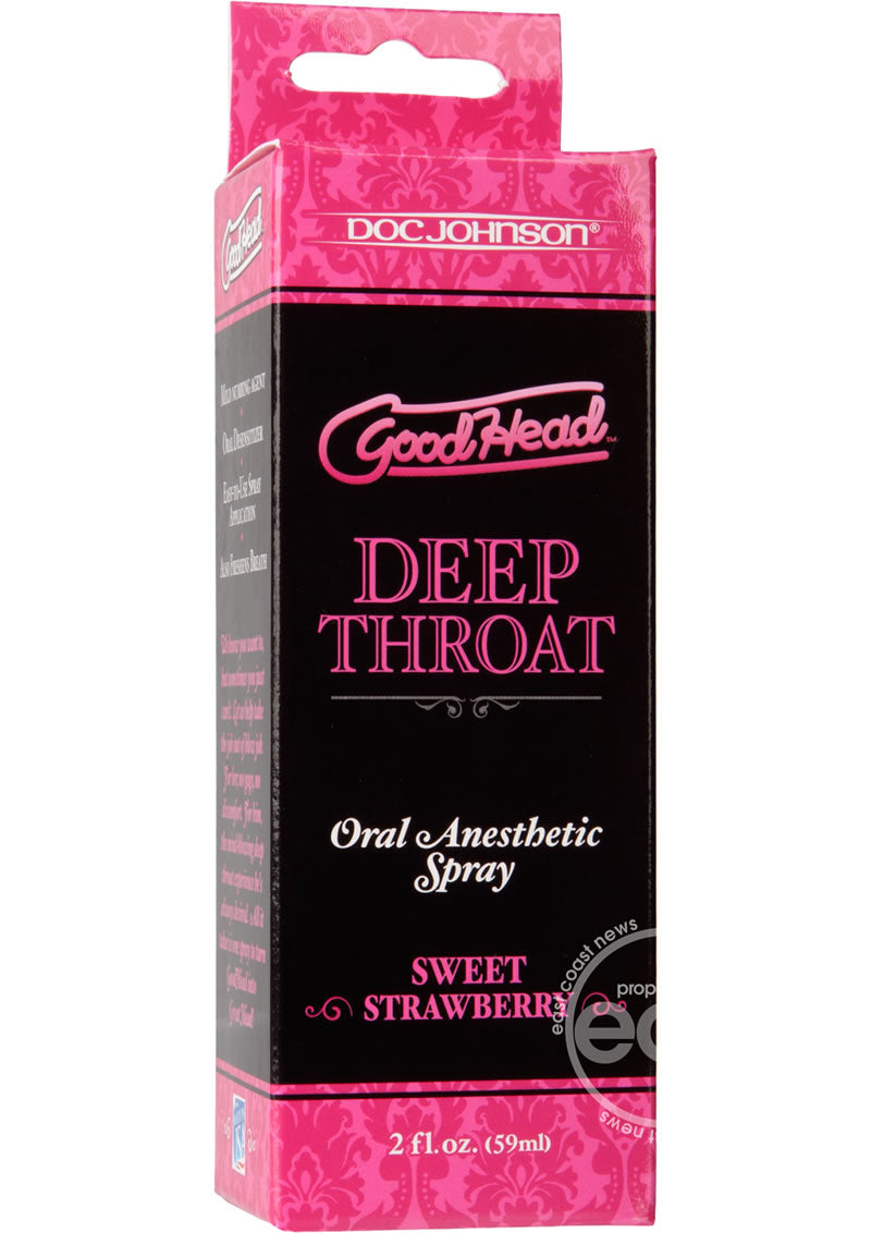 Goodhead Throat Spray Strawberry 2oz