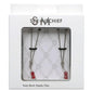S&m Ruby Black Nipple Clips