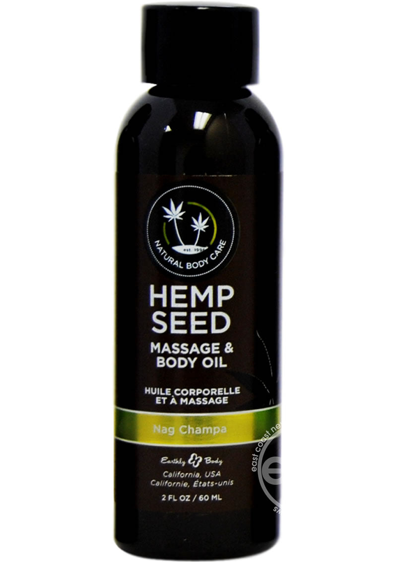 Hemp Seed Massage Oil Nag Champa