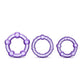 Stay hard beaded C-ring purple