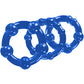 Stay Hard Beaded Cockrings Blue