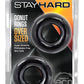 Stay Hard Donut Rings Oversized 2pk