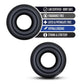 Stay Hard Donut Rings Oversized 2pk