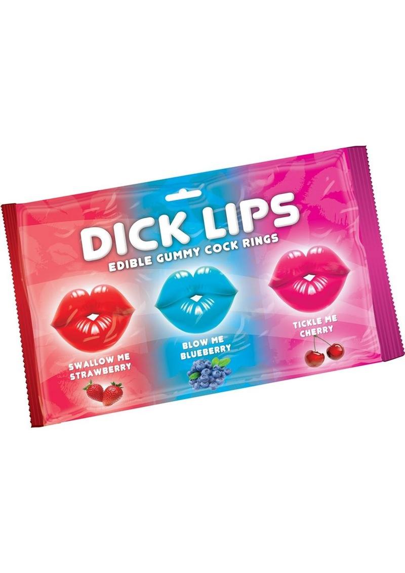 Dick Lips Gummy Cock Rings 3's