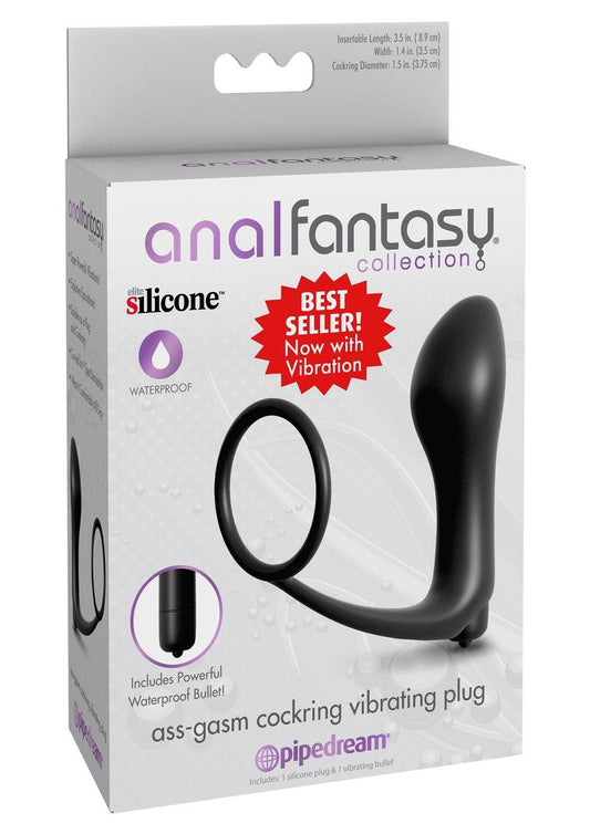 Afc Ass Gasm Cockring Vibrating Plug