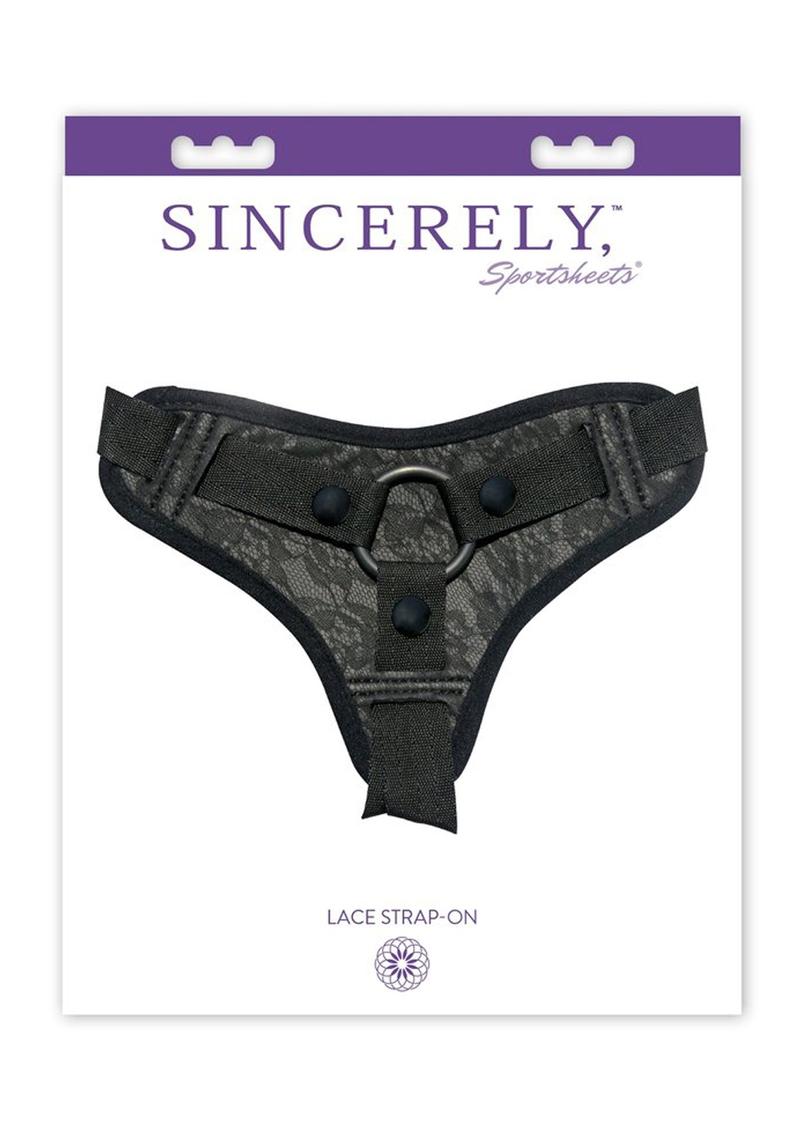 Sincerely Lace Strap On Harness
