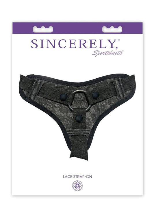 Sincerely Lace Strap On Harness