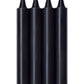 Warm Drip Candles Jet Black