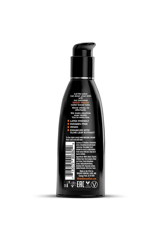 Wicked Aqua Sweet Peach Lube 2oz