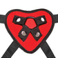 Lux F Heart Strap On Red