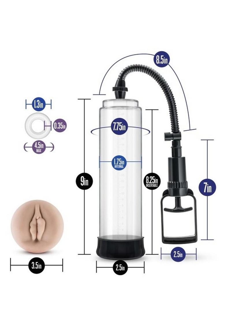 Performance Vx5 Male Pump System Clear