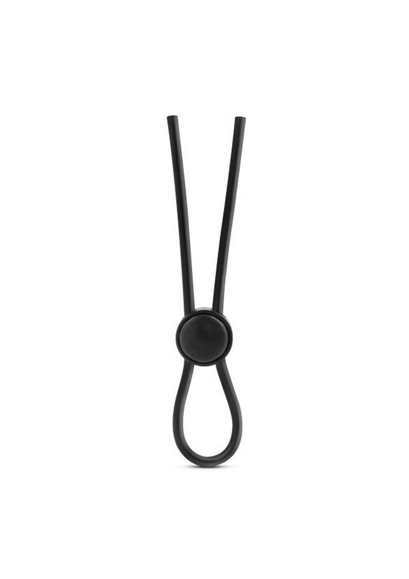 Stay Hard Silicone Loop Cock Ring Black