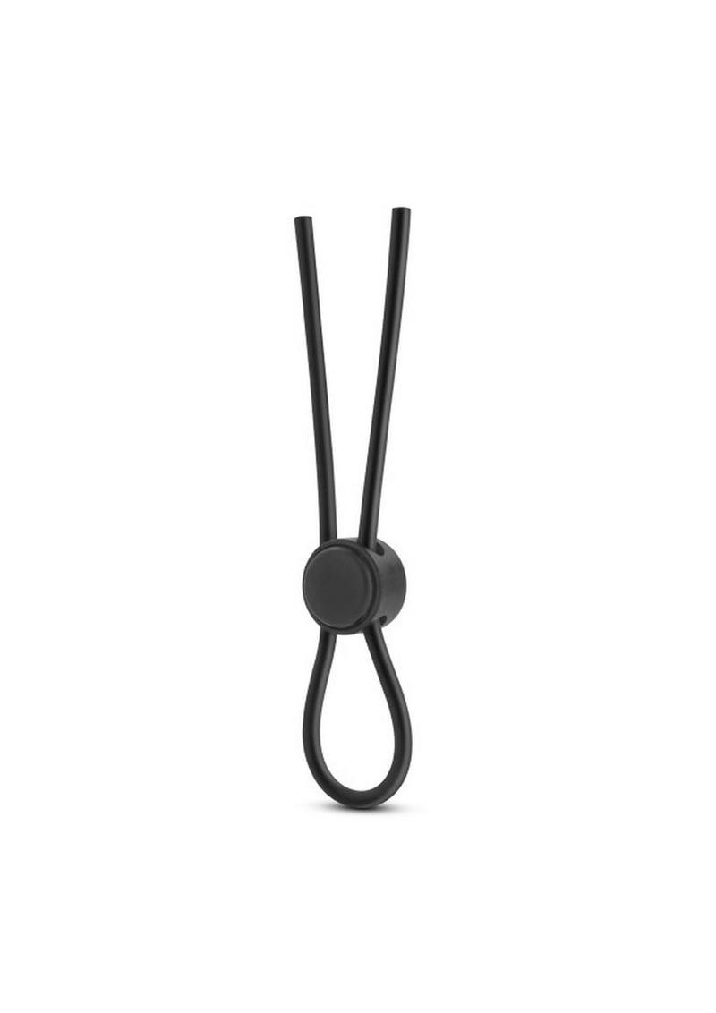 Stay Hard Silicone Loop Cock Ring Black