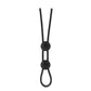 Stay Hard Silicone Dbl Loop Cockring Blk