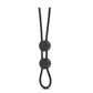 Stay Hard Silicone Dbl Loop Cockring Blk