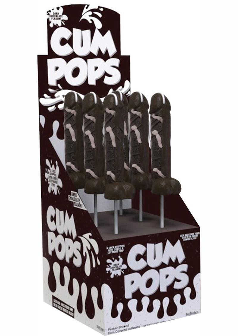 Cum Cock Pops Dark Choco 6/disp