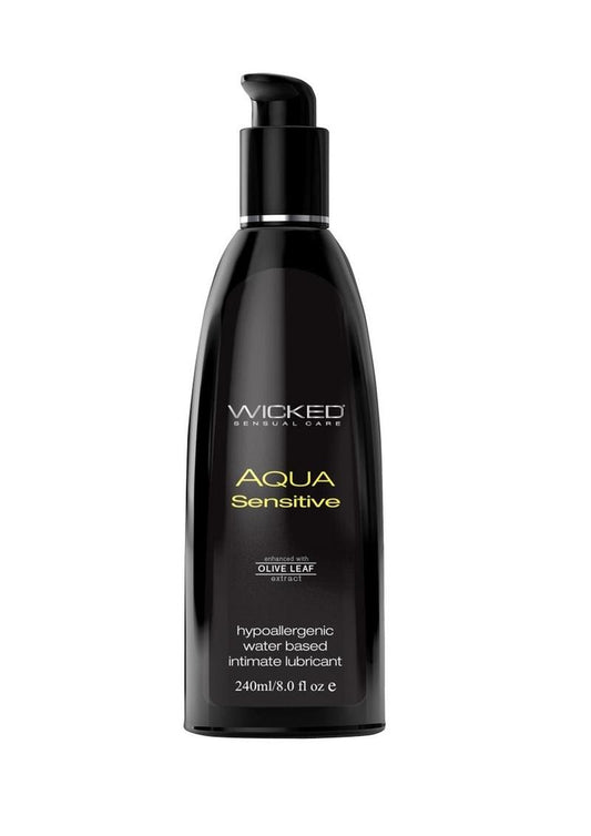 Wicked Aqua Sensitive Unscent Lube 8oz