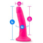 Neo Dual Density Cock 5.5' Neon Pink