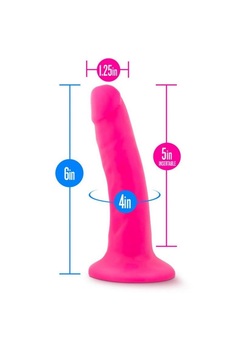 Neo Dual Density Cock 5.5' Neon Pink