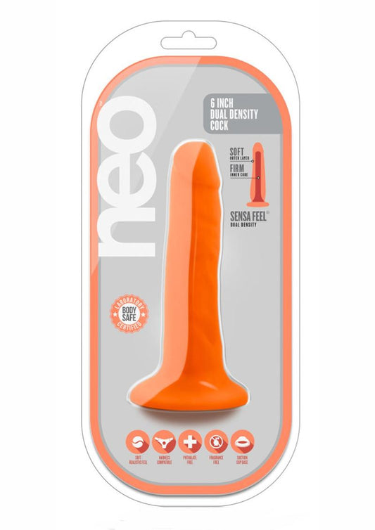 Neo Dual Density Cock 5.5' Neon Orange