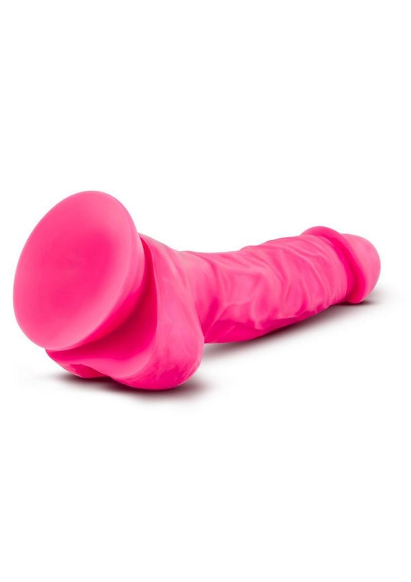 Neo Dual Density Cock W/balls 7' Pink