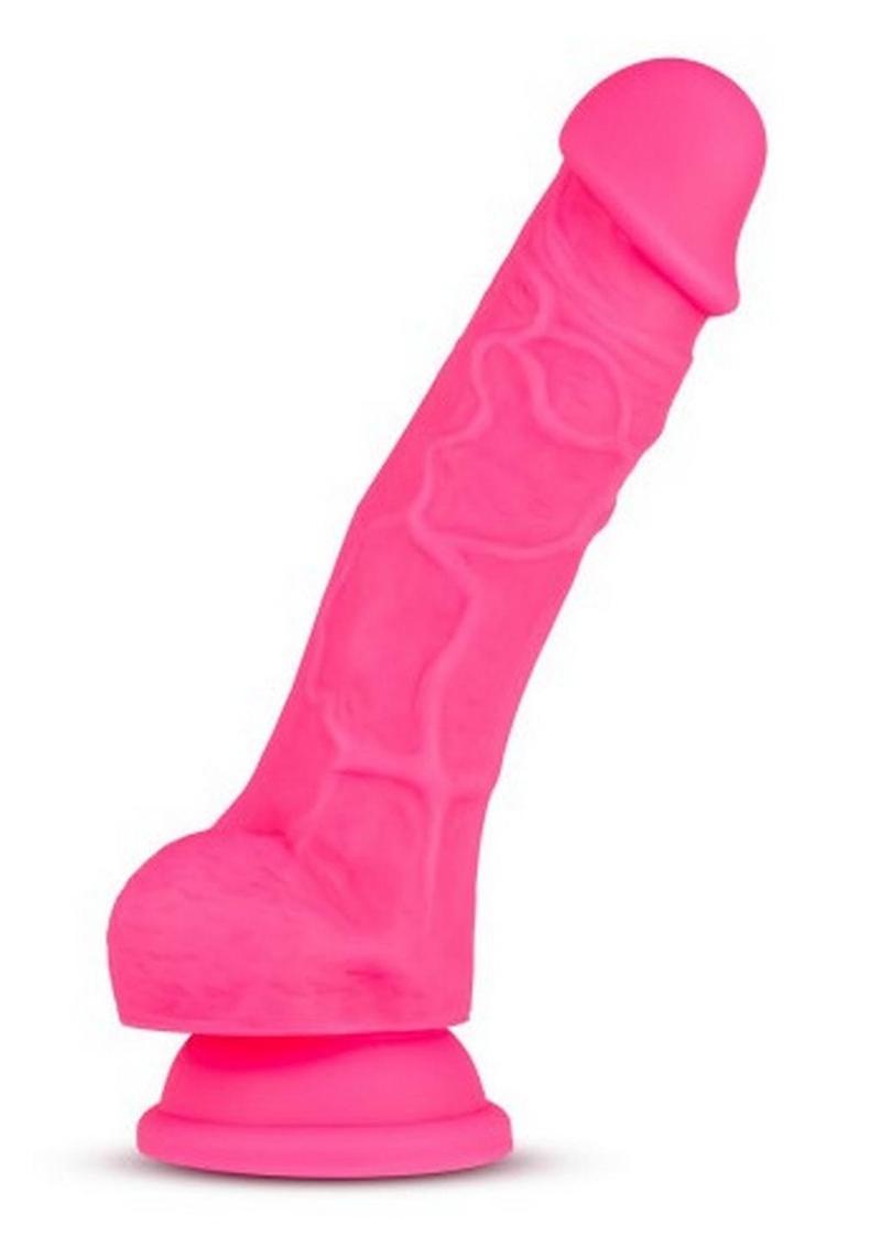 Neo Dual Density Cock W/balls 7' Pink