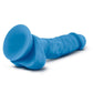 Neo Dual Density Cock W/balls 7" Blue
