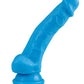 Neo Dual Density Cock W/balls 7" Blue
