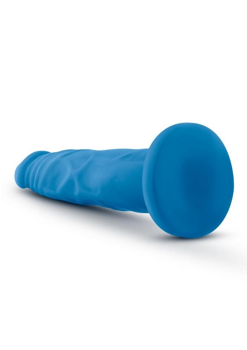 Neo Dual Density Cock 7.5' Neon Blue