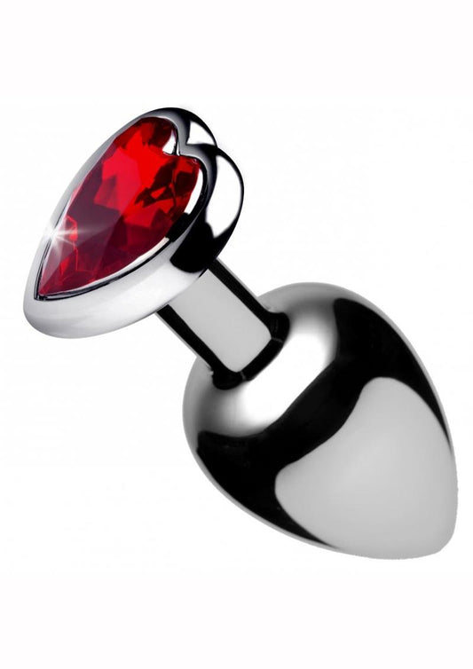 Booty Sparks Red Heart Anal Plug Lg