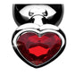 Booty Sparks Red Heart Anal Plug Lg