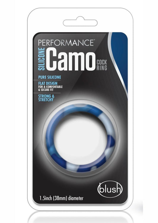 Silicone camo blue